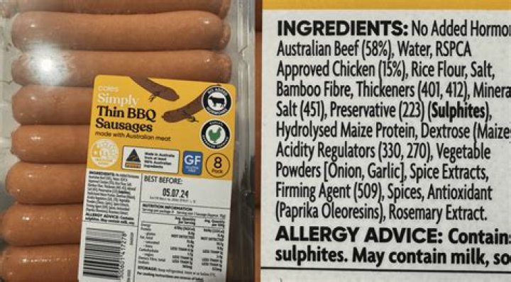What ingredients are in Quorn sausages?