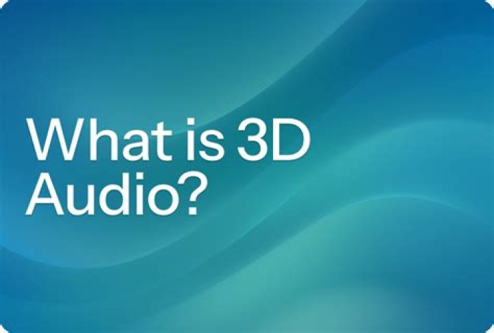 What is 3D audio music?