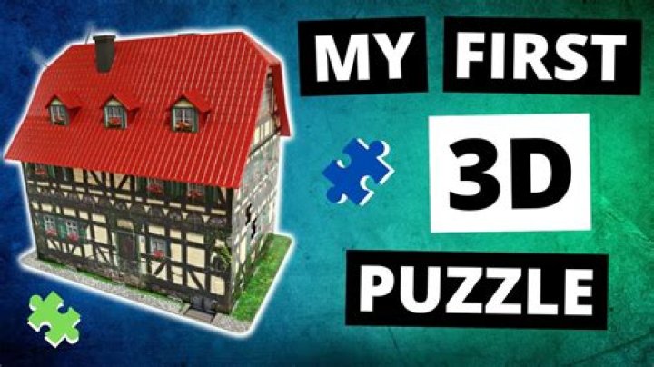What is a 3D puzzle called?