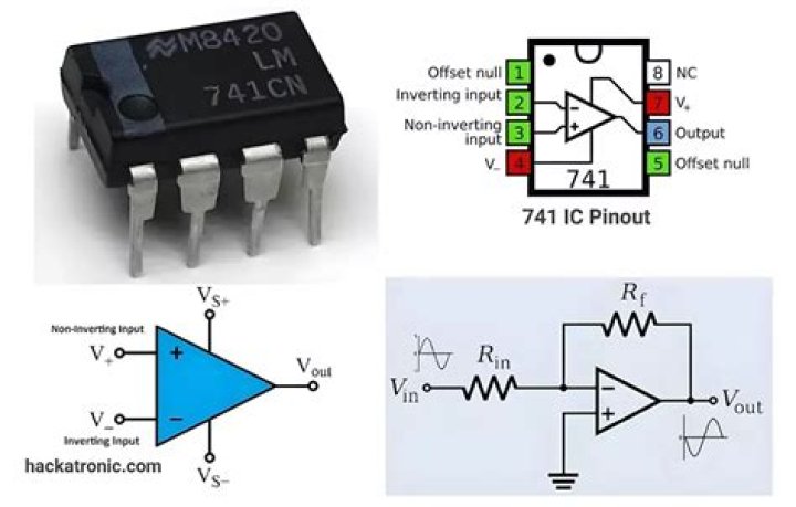 What is a 741 operational amplifier?