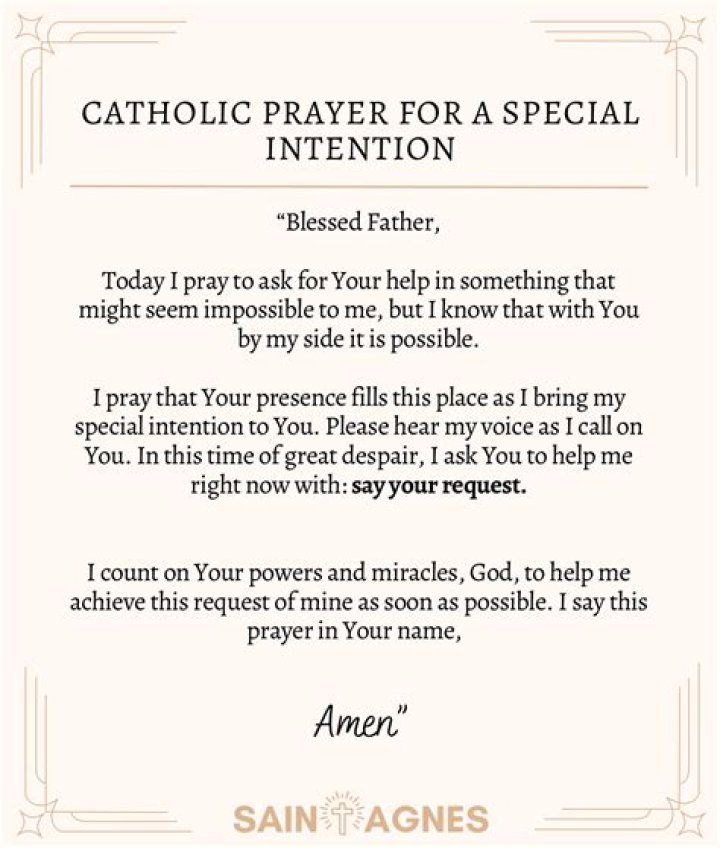 What is a Catholic prayer of petition?