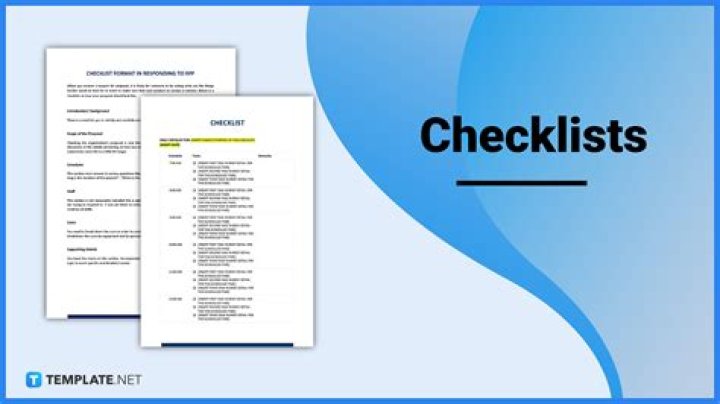 What is a checklist in testing?
