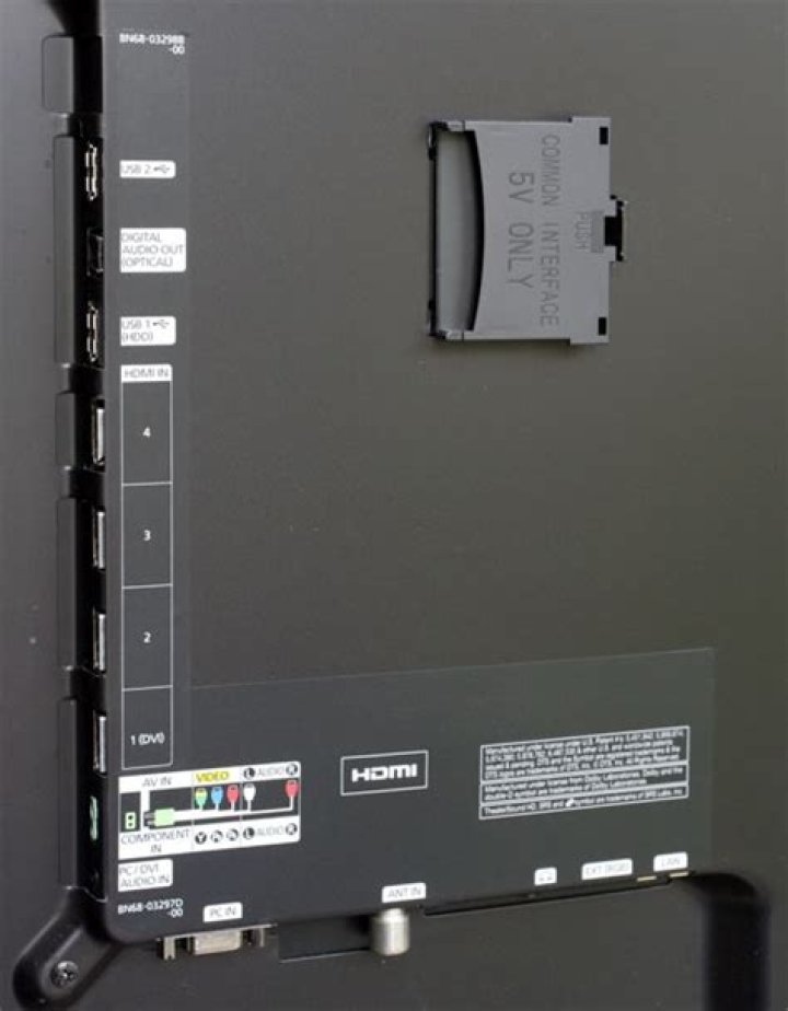 What is a CI card adapter on a Samsung TV?
