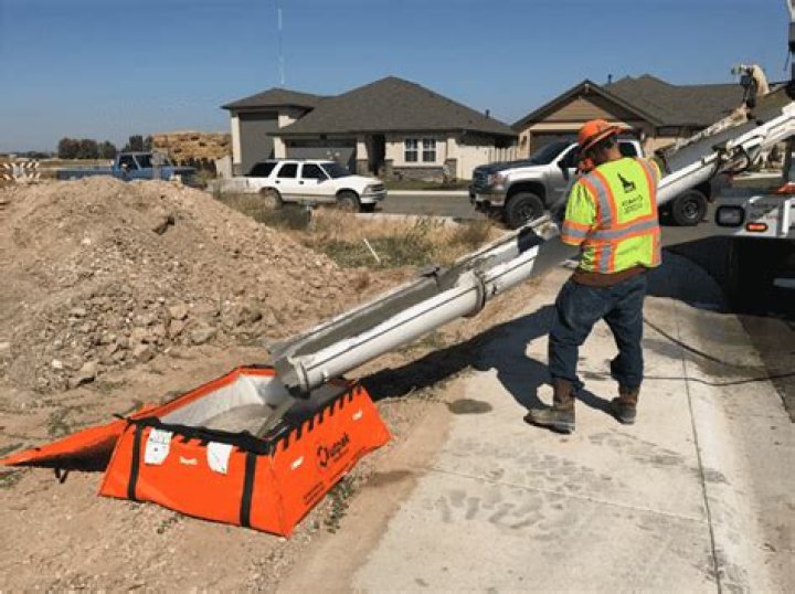 What is a concrete washout structure?