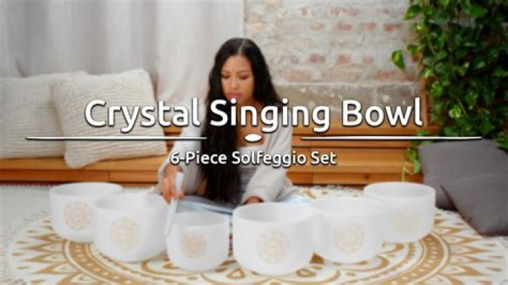 What is a crystal singing bowl used for?