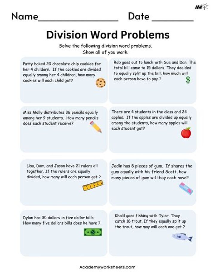 What is a division problem that equals 15?