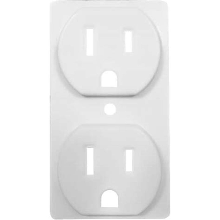 What is a duplex wall plate?