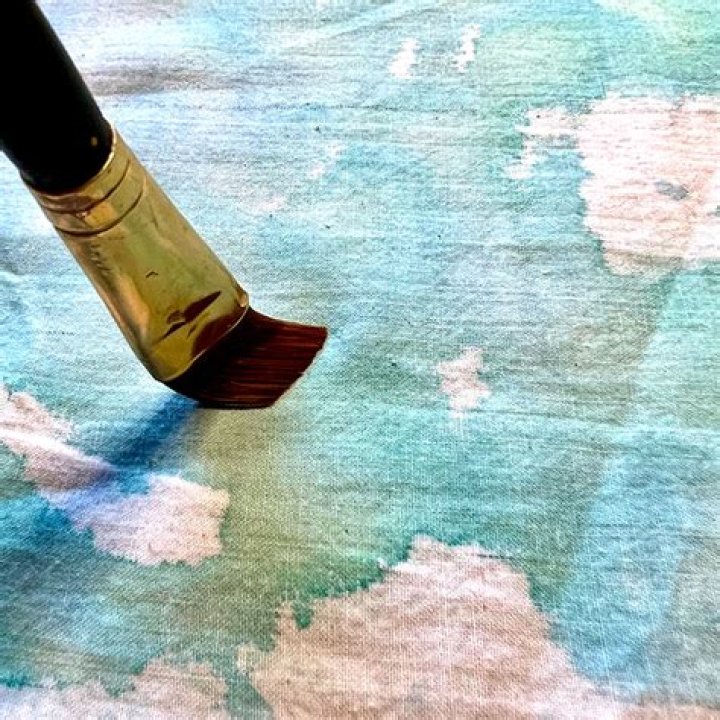 What is a fabric painting called?