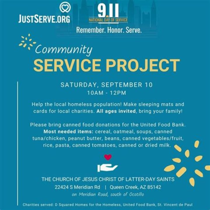 What is a good service project?