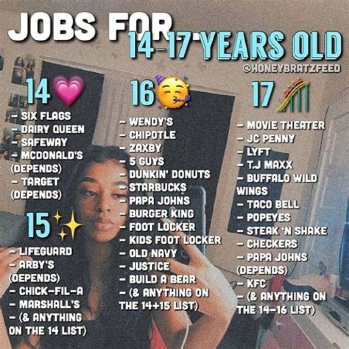What is a job you can get at 14?