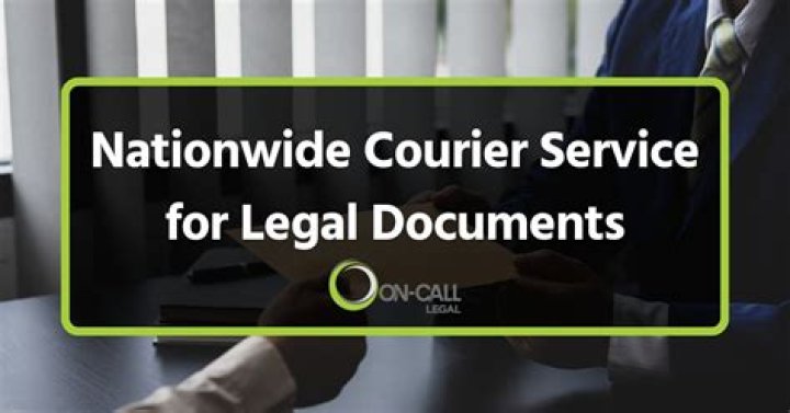What is a legal document courier?