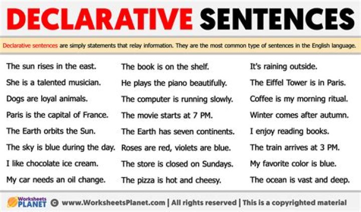 What is a locative sentence?