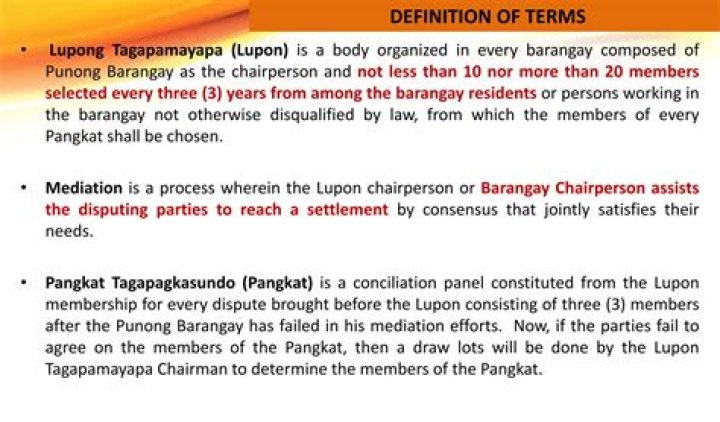 What is a lupong tagapamayapa?