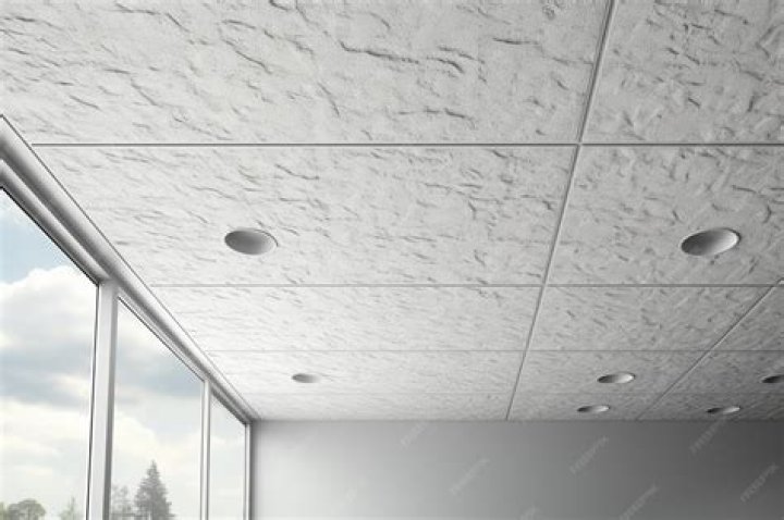What is a mineral fiber ceiling?