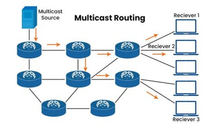 What is a multicast transmission?