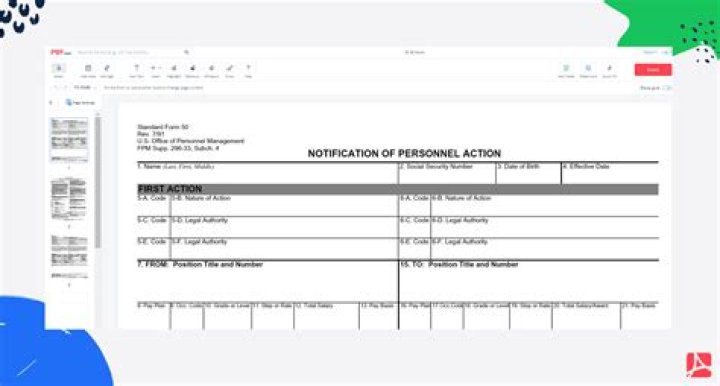What is a Notification of Personnel Action USPS?
