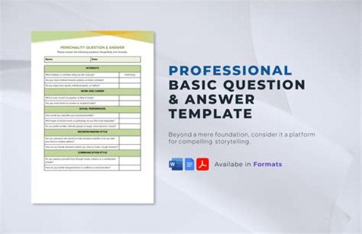What is a question form?