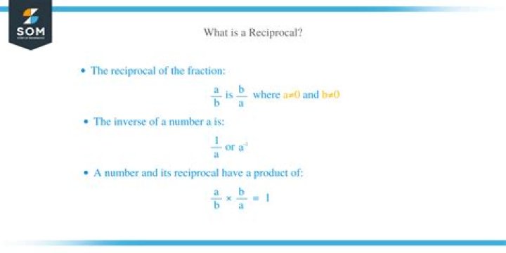 What is a reciprocal relationship in math?