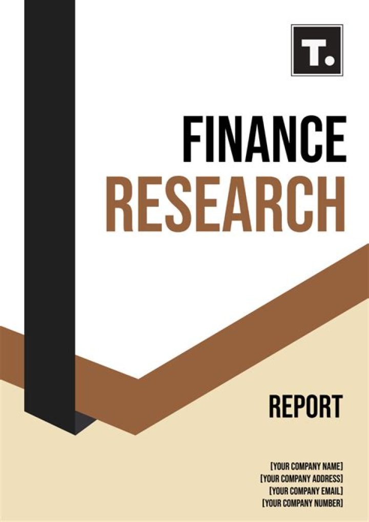 What is a research report in finance?