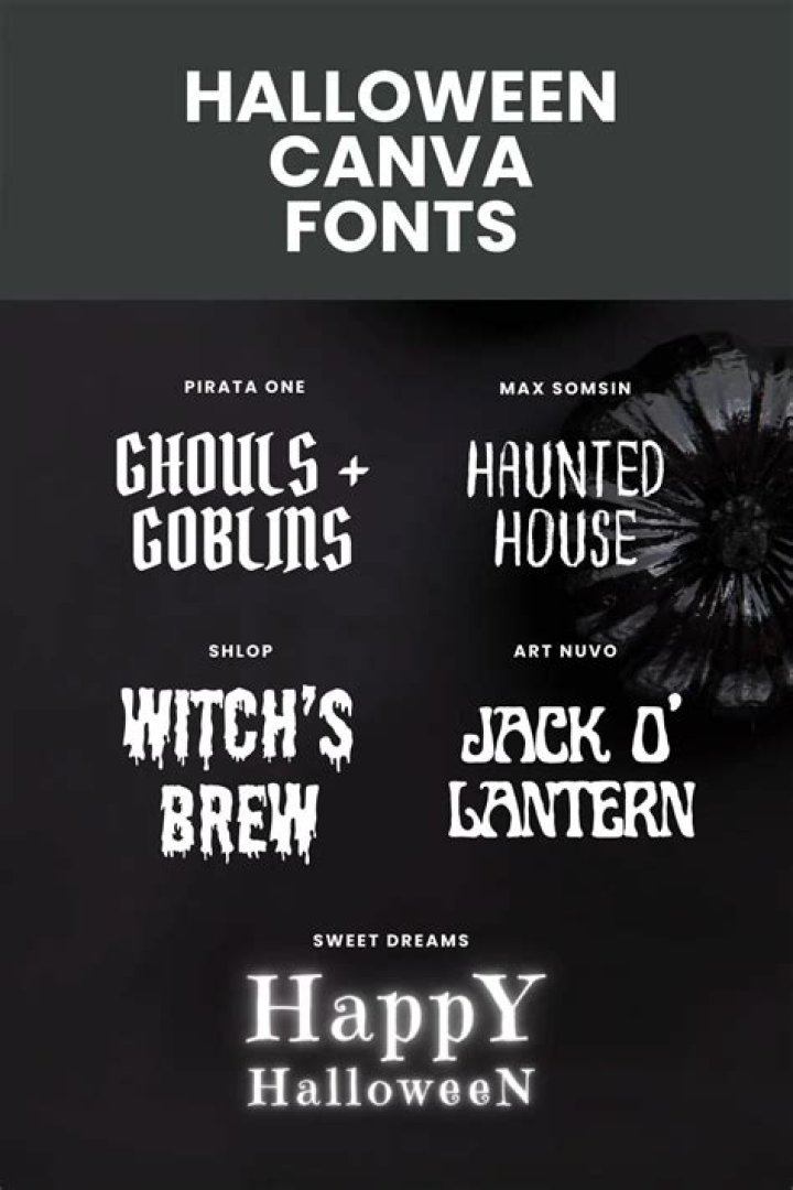 What is a scary font for Halloween?