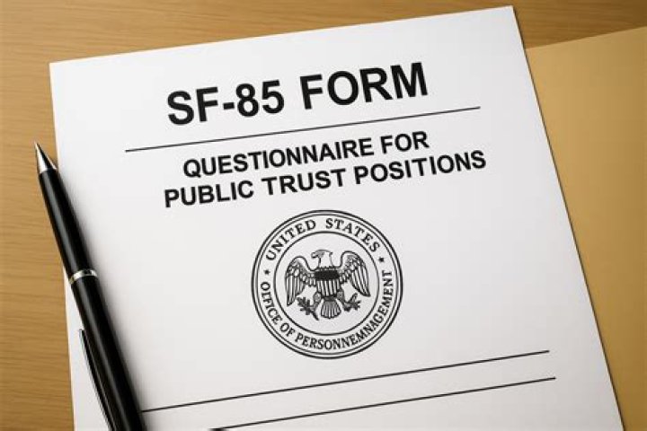 What is a SF 85 form?
