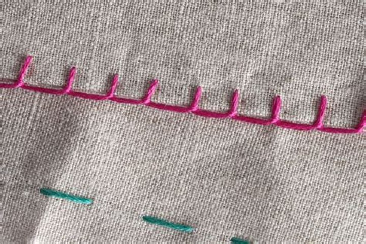 What is a stitch in sewing?