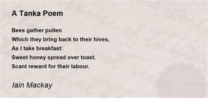 What is a tanka poem example?