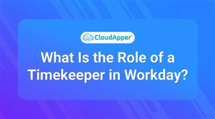 What is a timekeeper called?