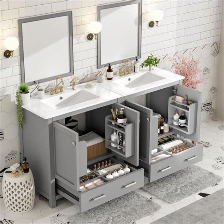 What is a vanity with two sinks called?