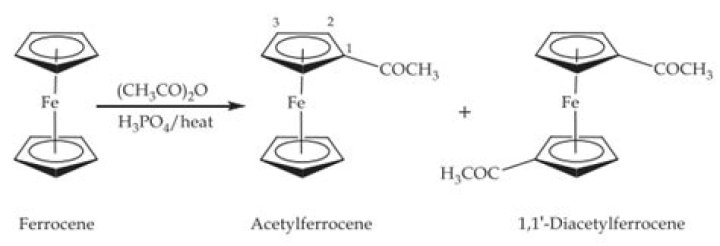 What is acetylferrocene used for?