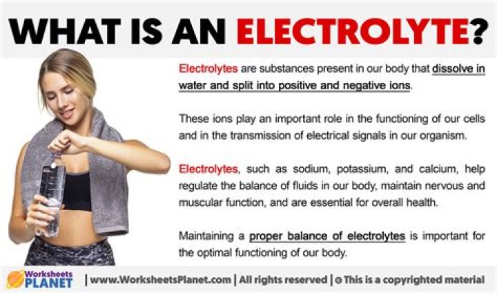 What is an electrolyte simple definition?