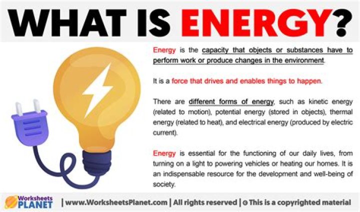 What is an energy job?