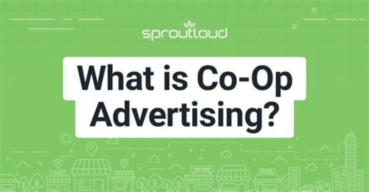 What is an example of co-op advertising?