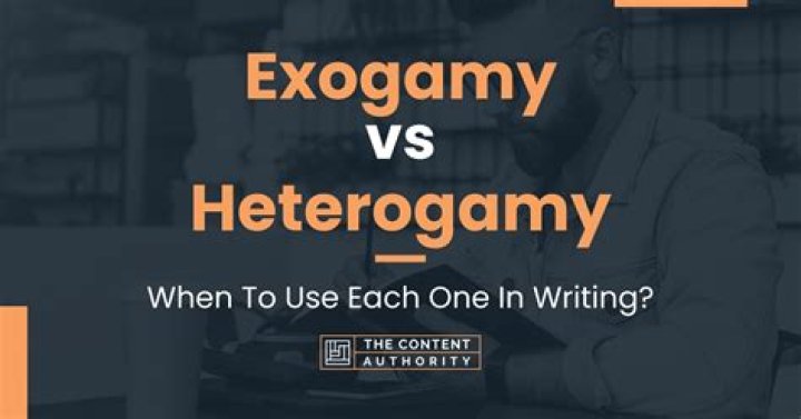 What is an example of exogamy?