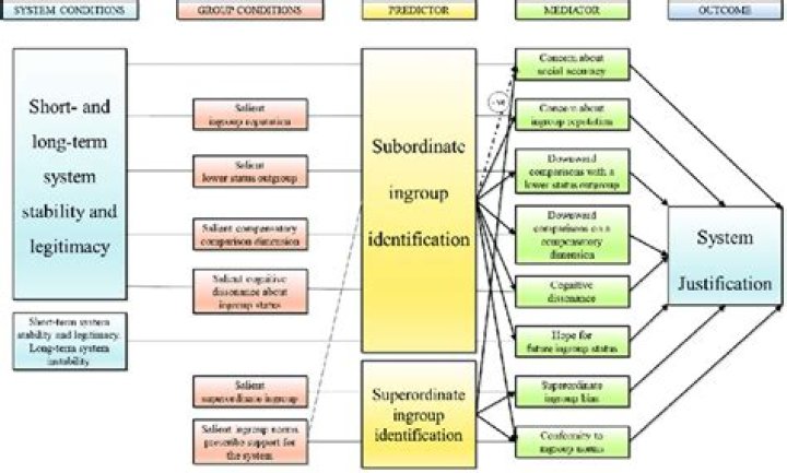 What is an example of system justification?