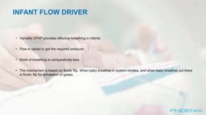 What is an infant flow driver?