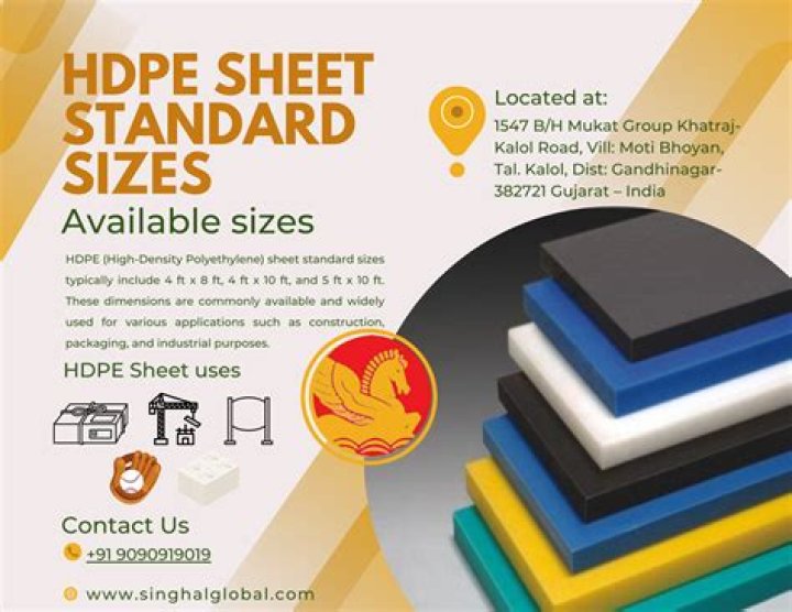 What is black HDPE sheet?