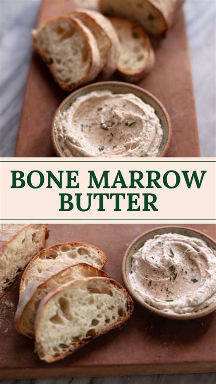 What is bone marrow butter made of?