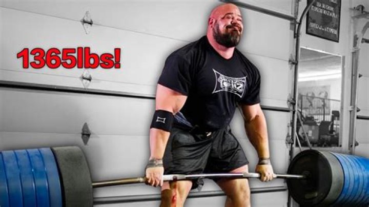 What is Brian Shaw best deadlift?