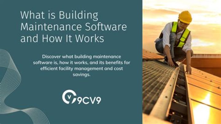 What is building maintenance software?