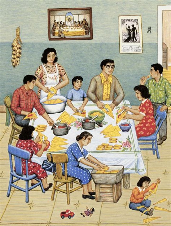 What is Carmen Lomas Garza most famous artwork?