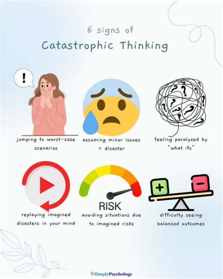 What is catastrophic thinking in psychology?