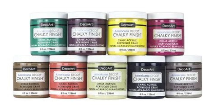 What is chalky paint used for?