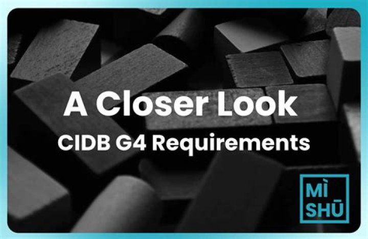 What is CIDB G4?