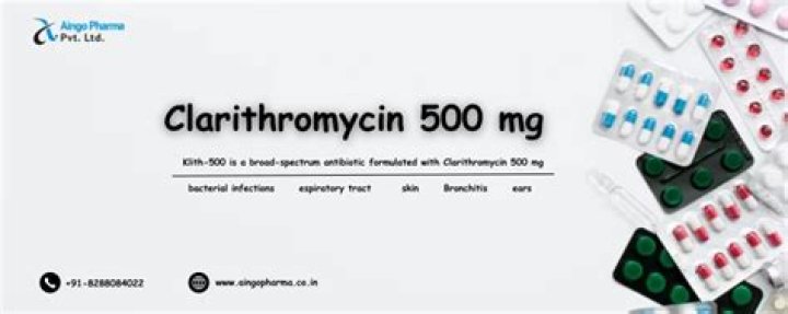 What is clarithromycin 500 mg used for?