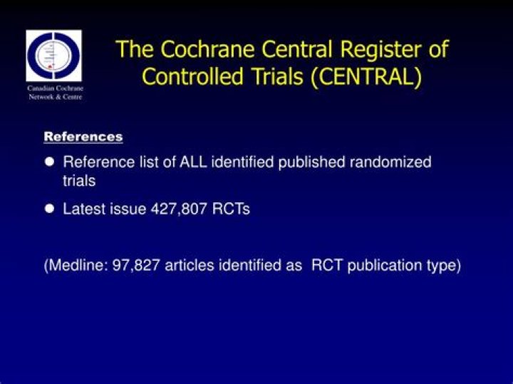 What is Cochrane Central Register of Controlled Trials?