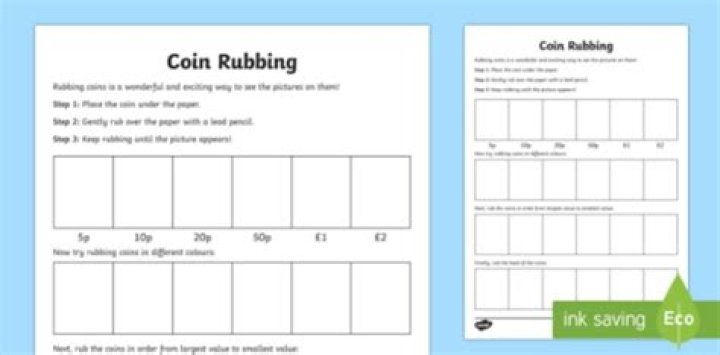 What is coin rubbing?