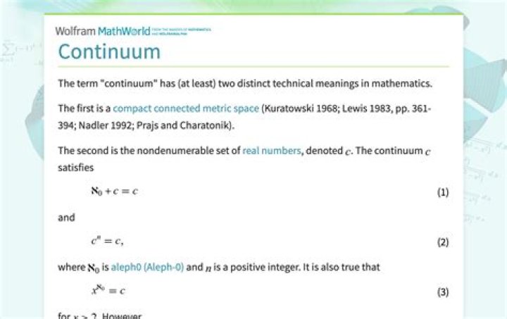 What is Continuum Wikipedia?