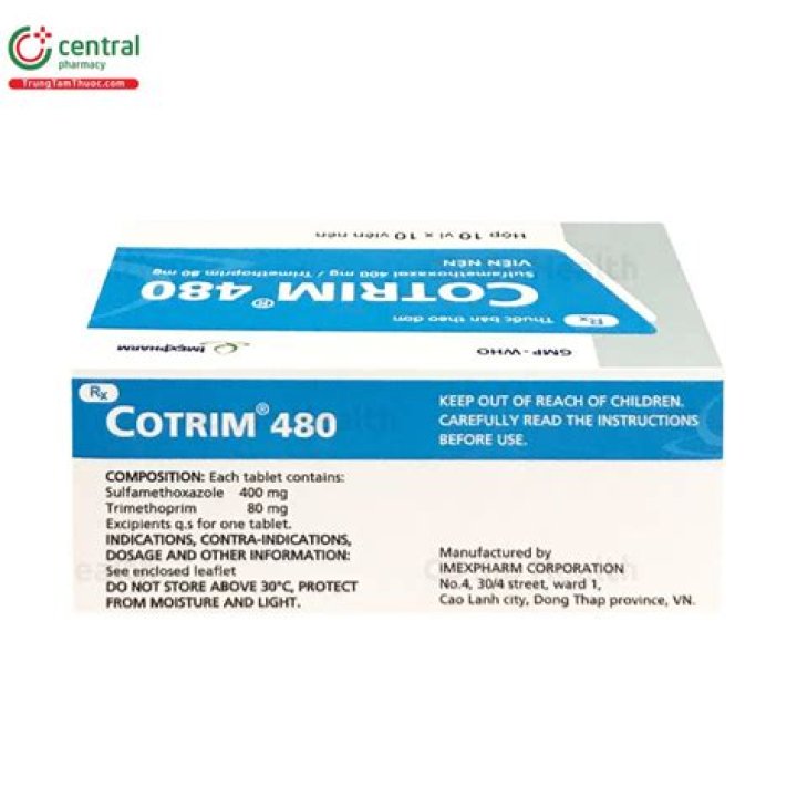 What is cotrim 480 mg used for?