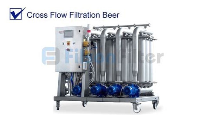 What is cross flow filtration in wine?